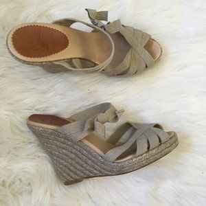 christian louboutin platform espadrille mules